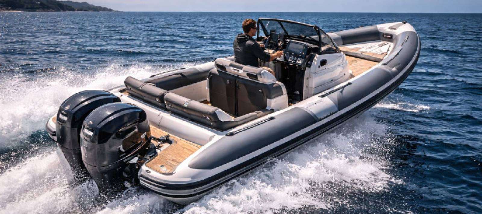 rib - rigid inflatable boat