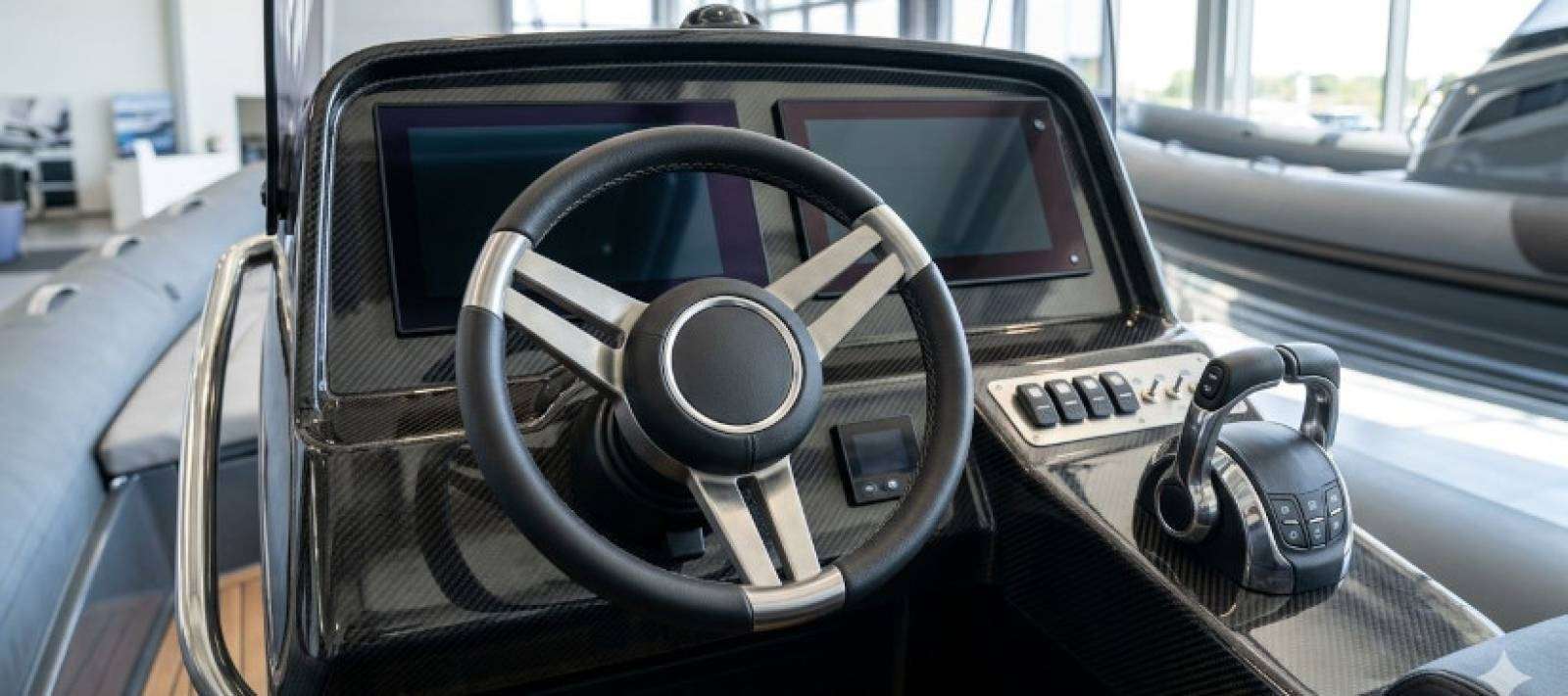 timone barca a motore